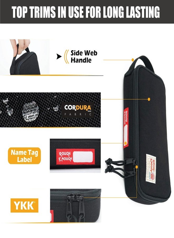 RE ROUGH ENOUGH Rough Enough Small Tool Bag Pouch Box EDC Organizer Storage Case for Accessories with Zipper Portable Handle - Image 5